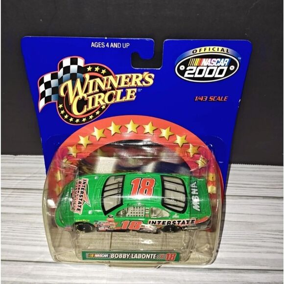 Winners Circle NASCAR Bobby Labonte #18 Diecast Car 1/43 Scale Vintage 2000 - Picture 1 of 7
